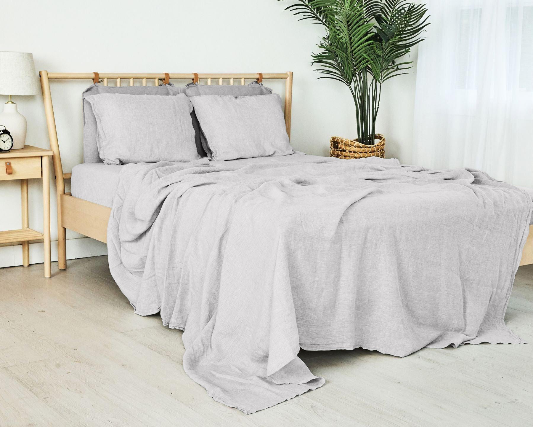Parure de draps en lin européen biologique