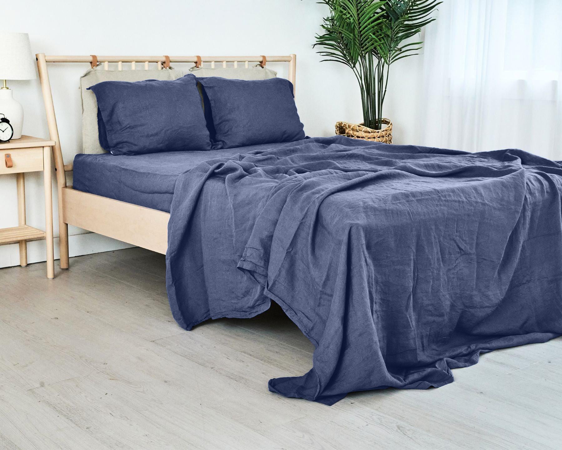 Parure de draps en lin européen biologique