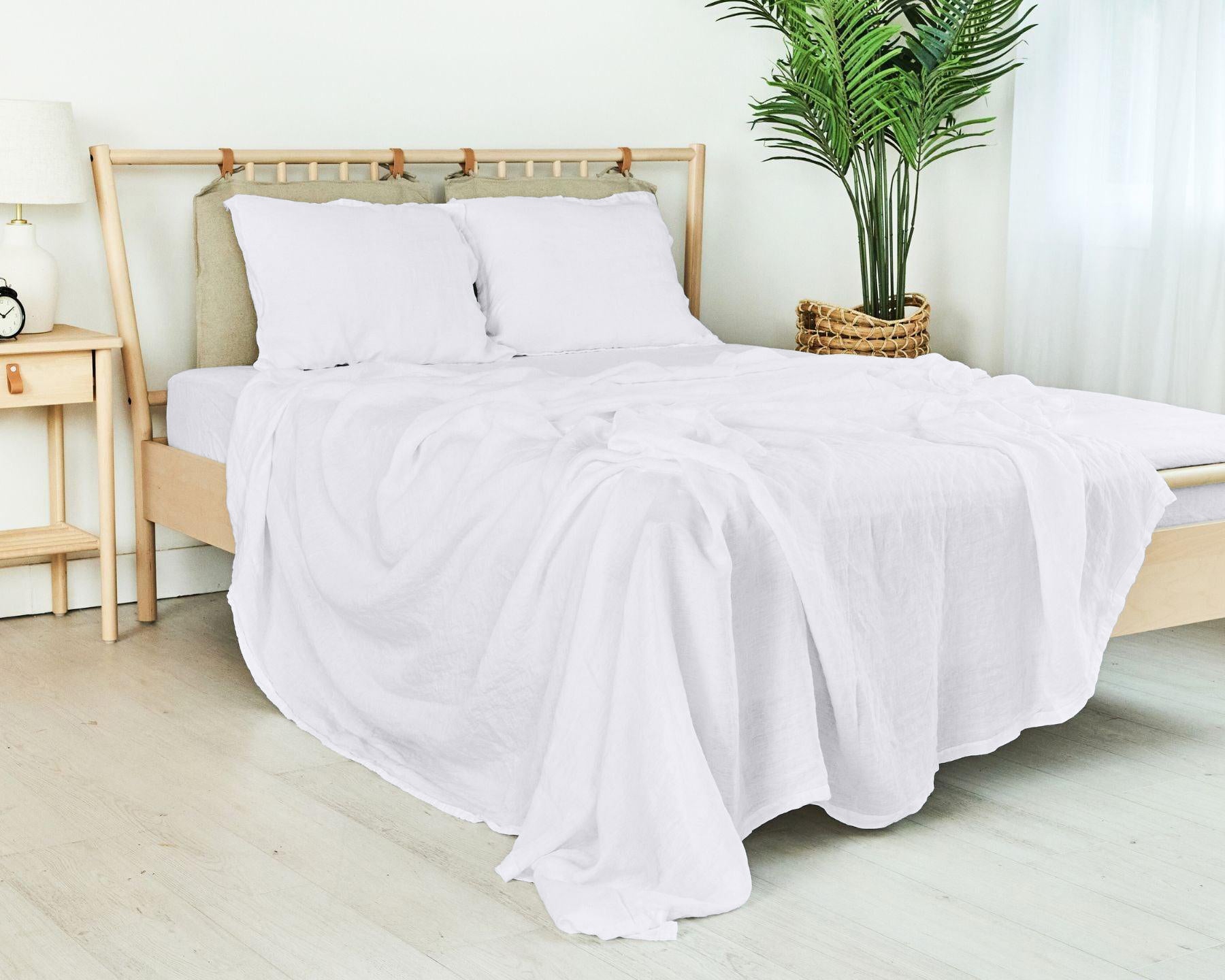 Parure de draps en lin européen biologique