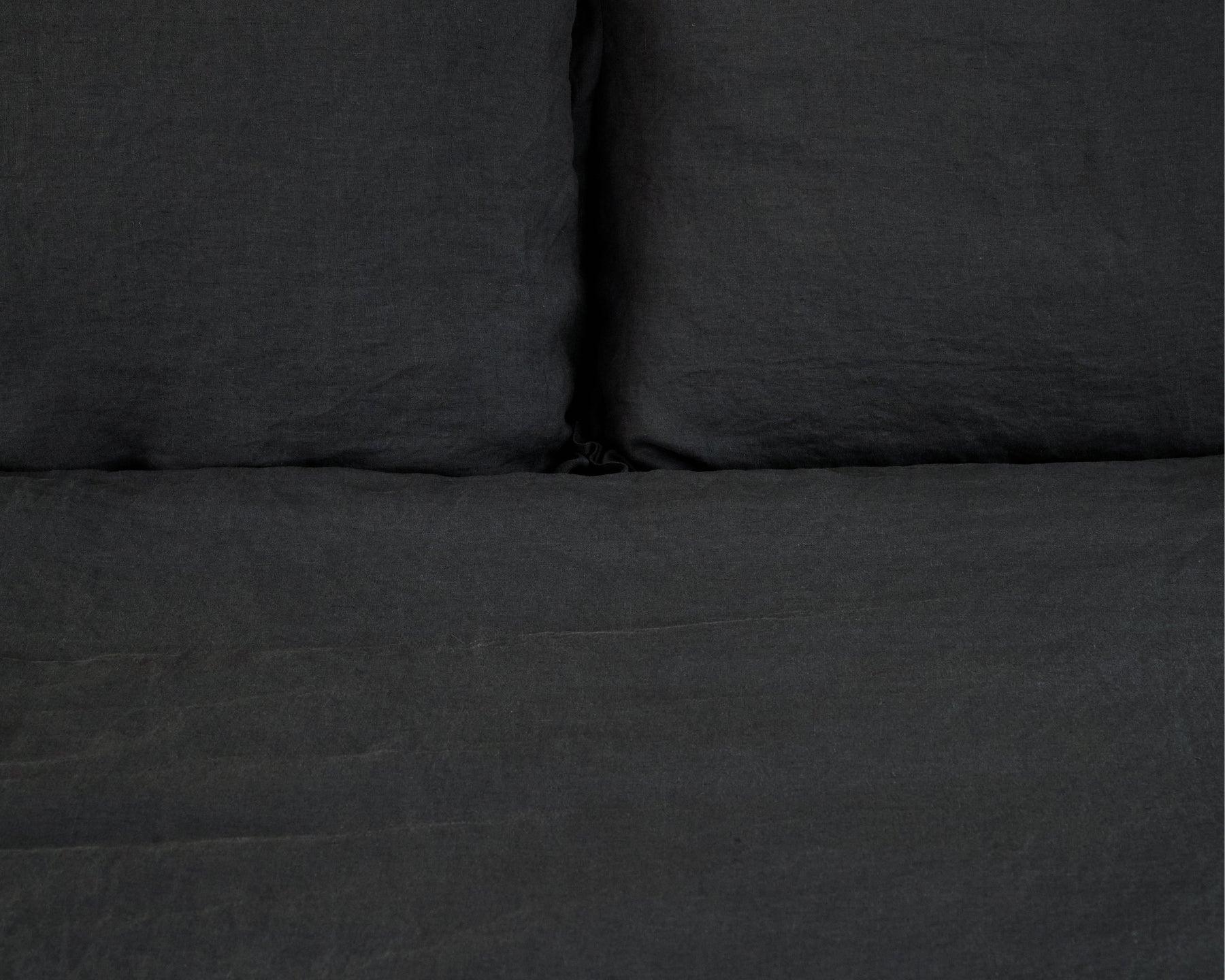 Organic European Linen Duvet Cover Set | Solid Colors | Renewed