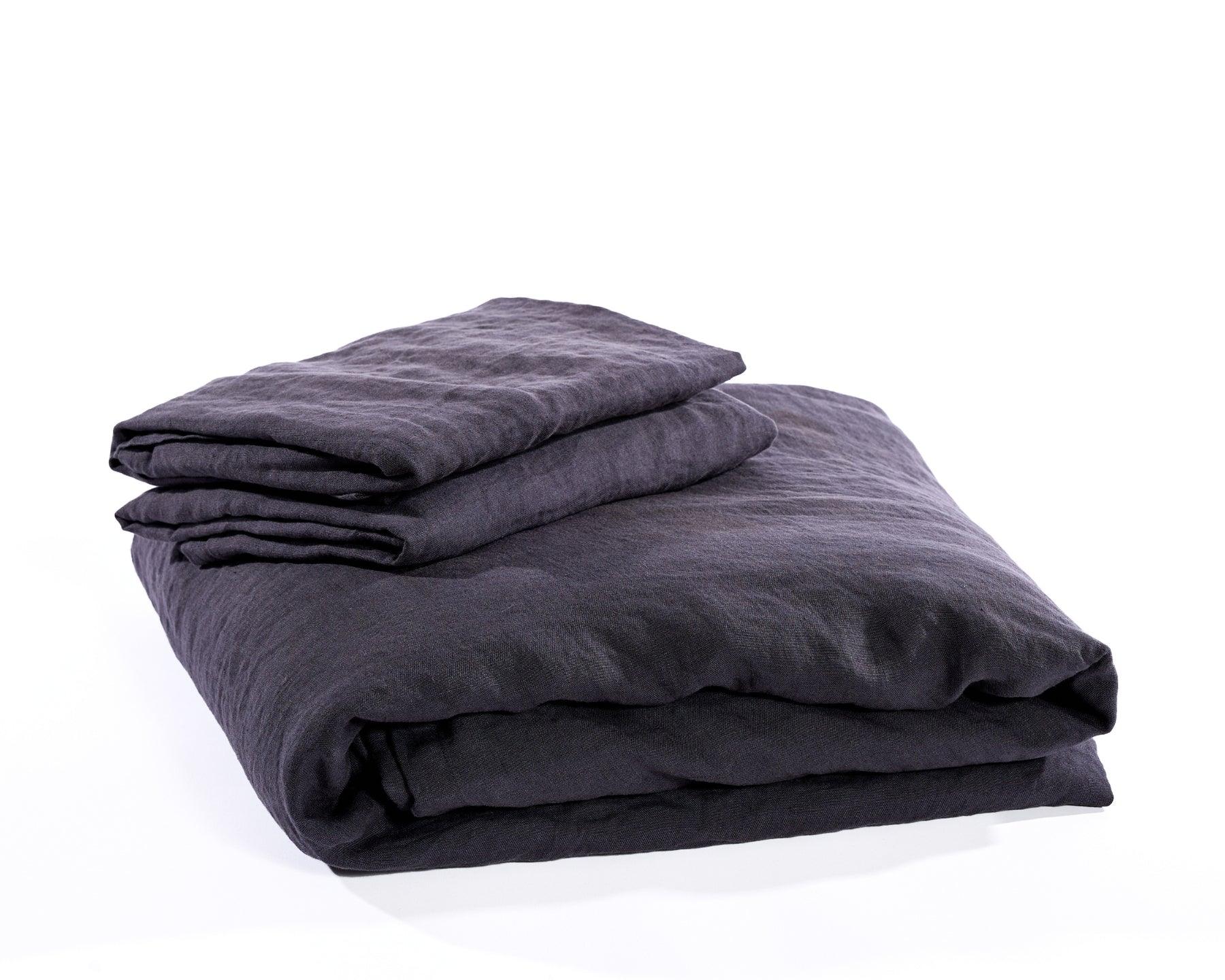 Organic European Linen Duvet Cover Set | Solid Colors | Renewed