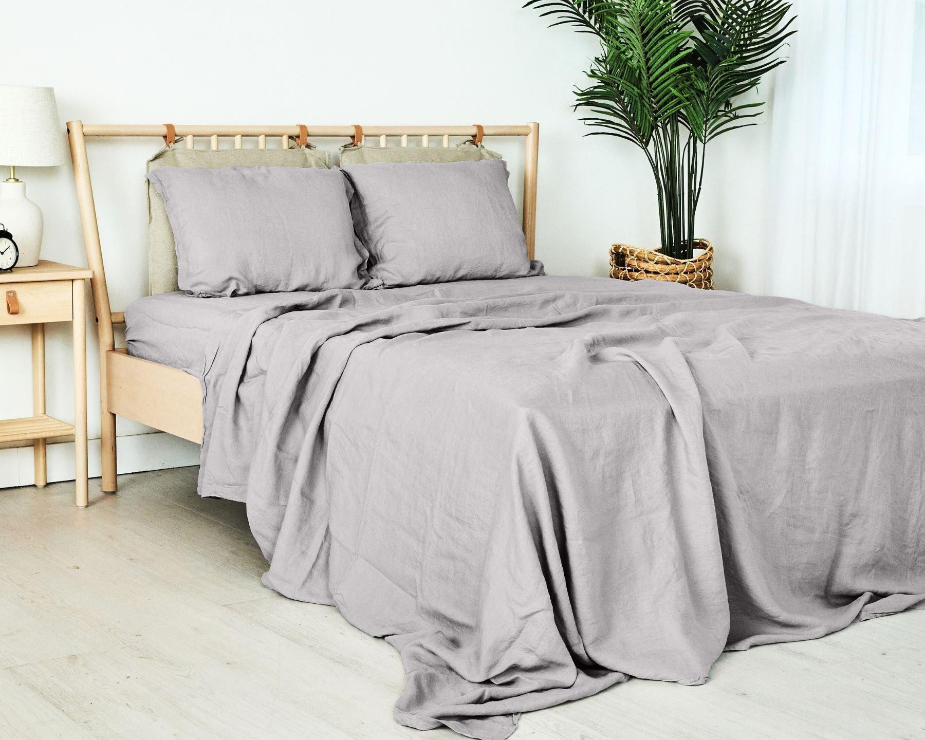 Parure de draps en lin européen biologique