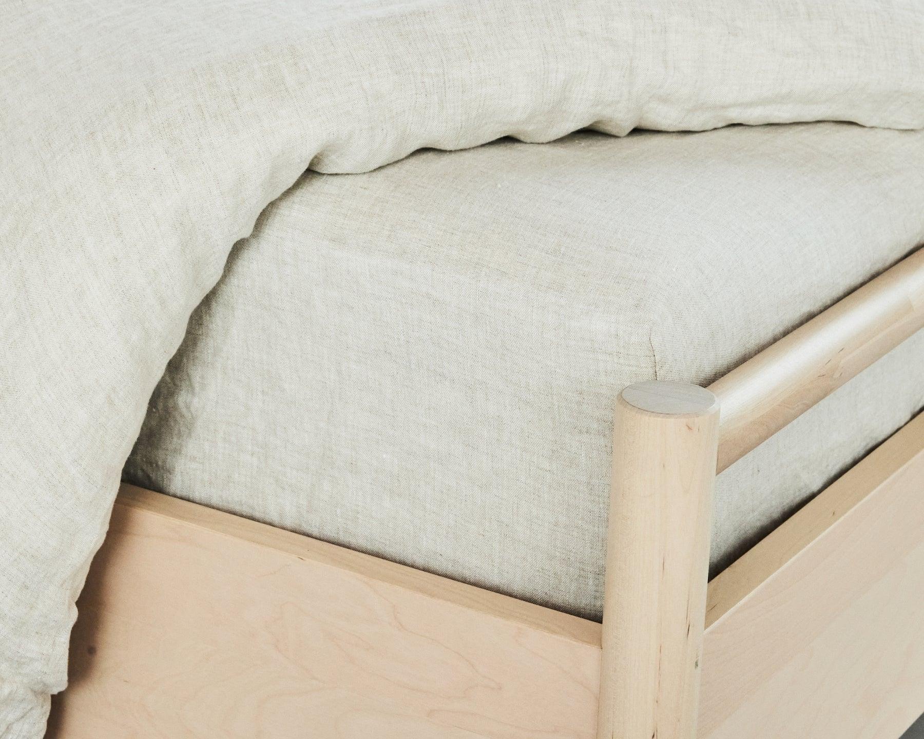 Organic European Linen Fitted Sheet
