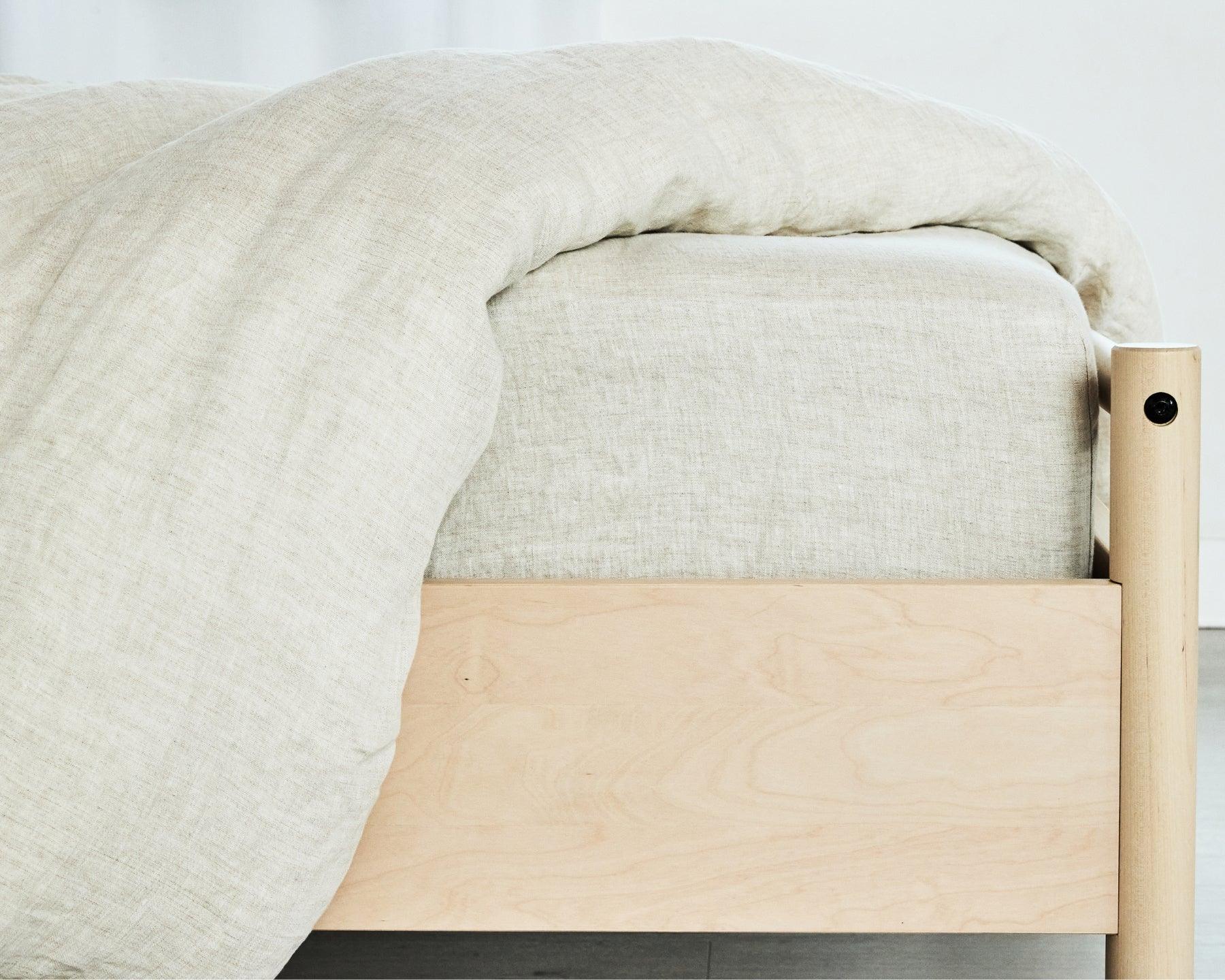 Organic European Linen Fitted Sheet