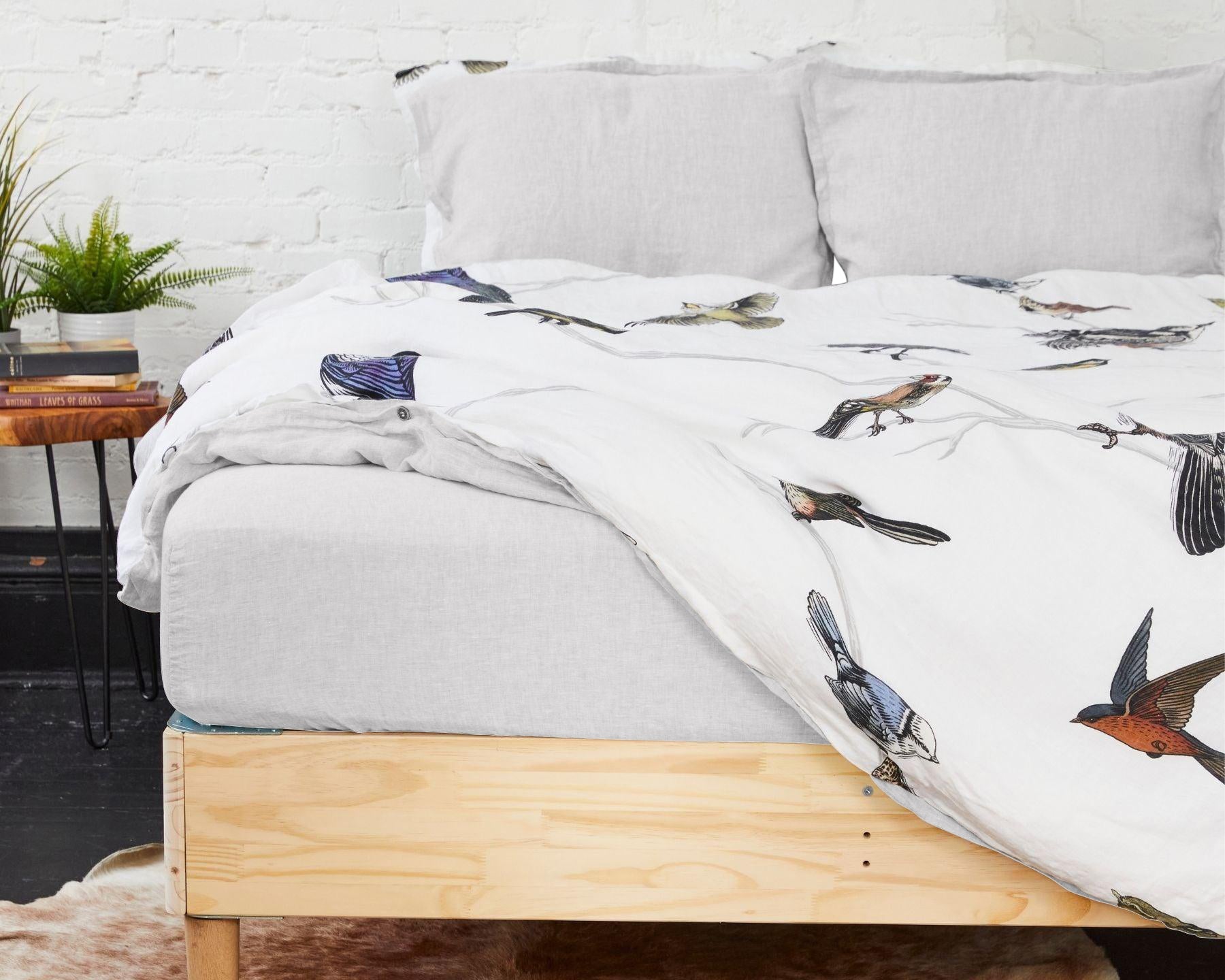 Organic European Linen Fitted Sheet | Renewed