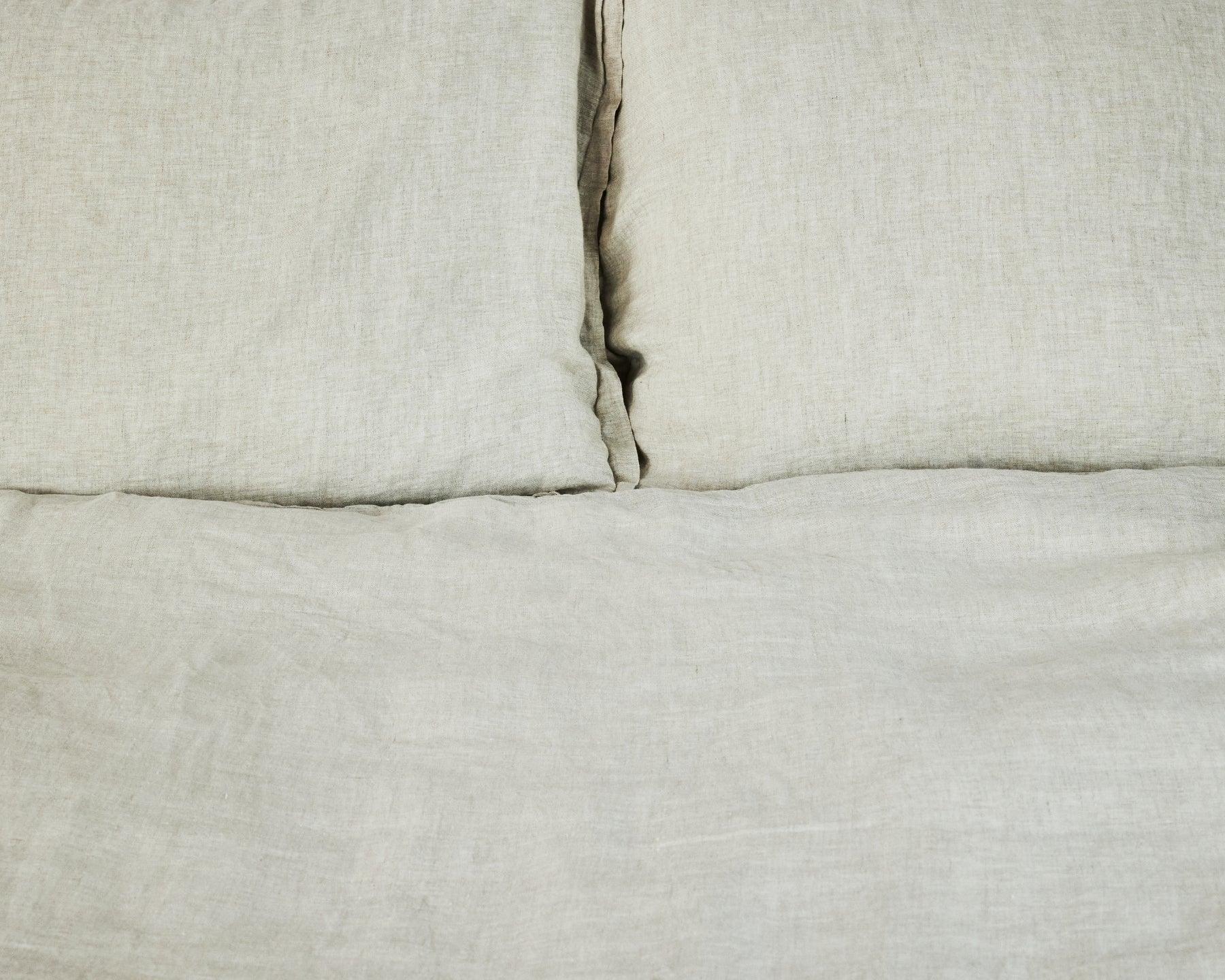 Organic European Linen Duvet Cover Sets | Solid Colors