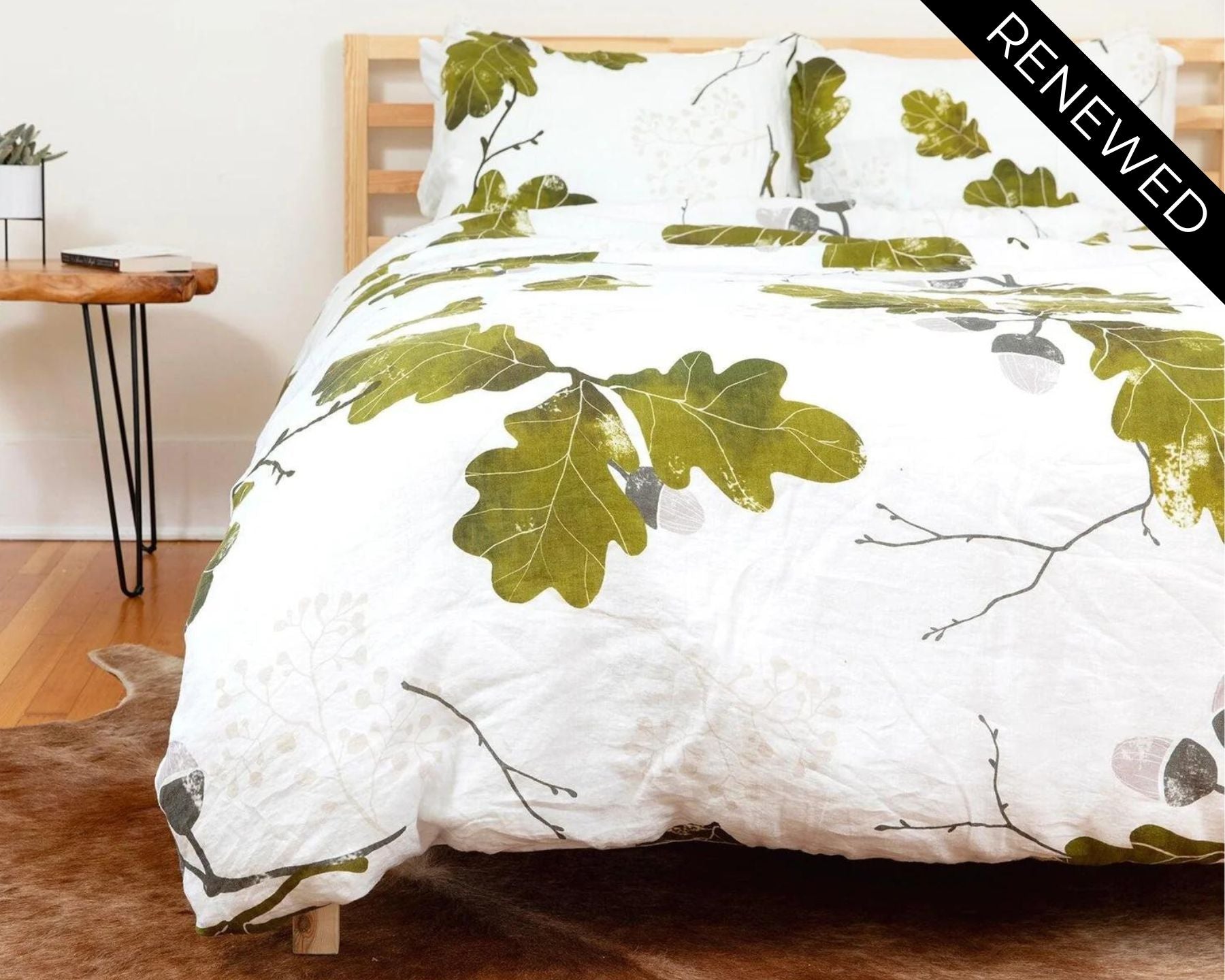 Organic European Linen Duvet Cover Set | Agern | Renewed