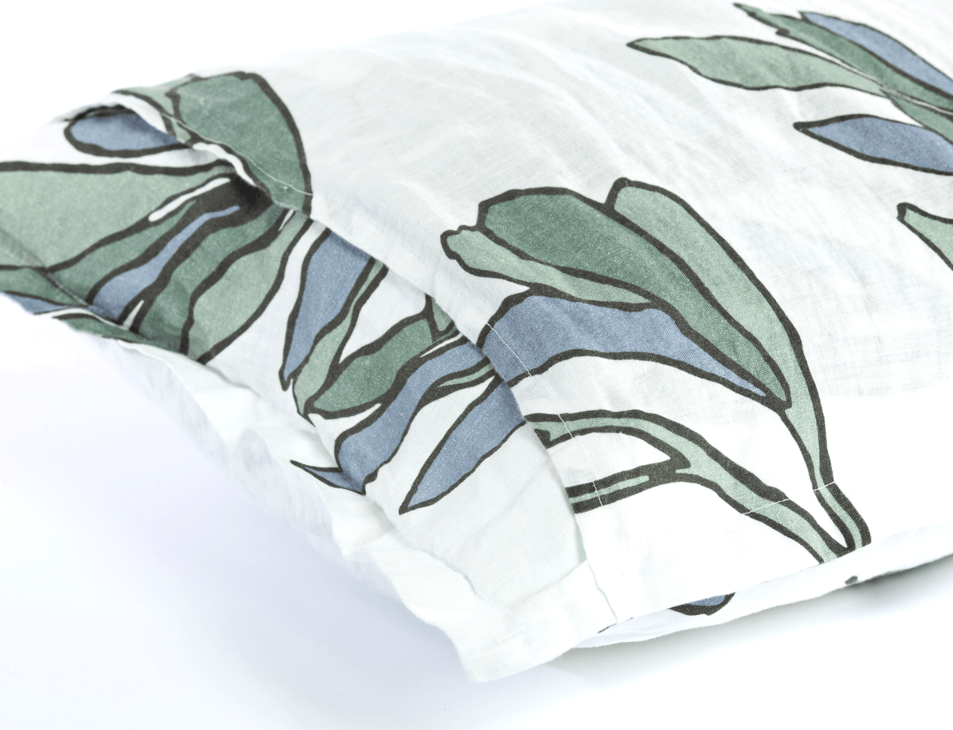 Organic European Linen Duvet Cover Set, Porse
