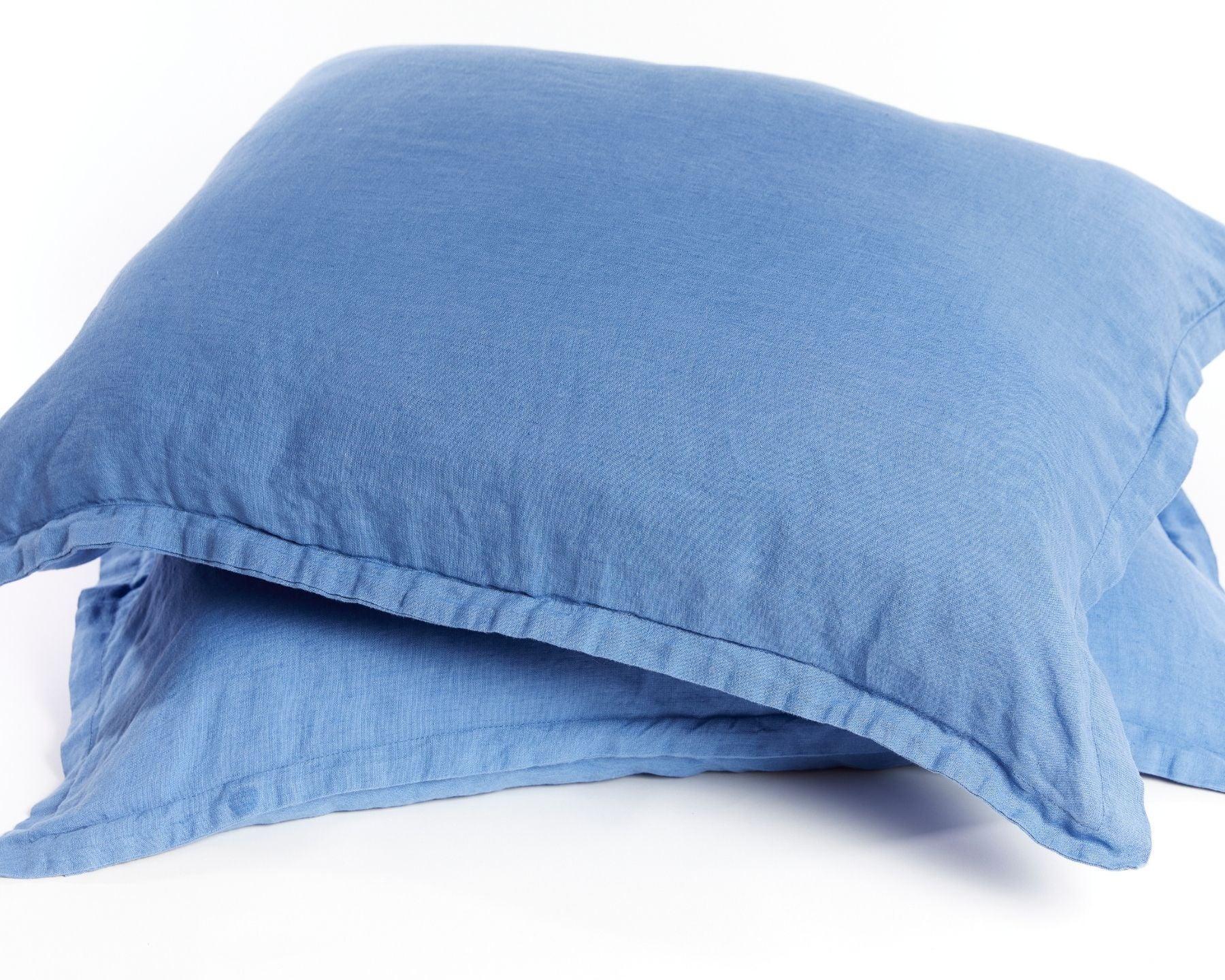 Organic European Linen Pillowcases (2) | Solid Colors
